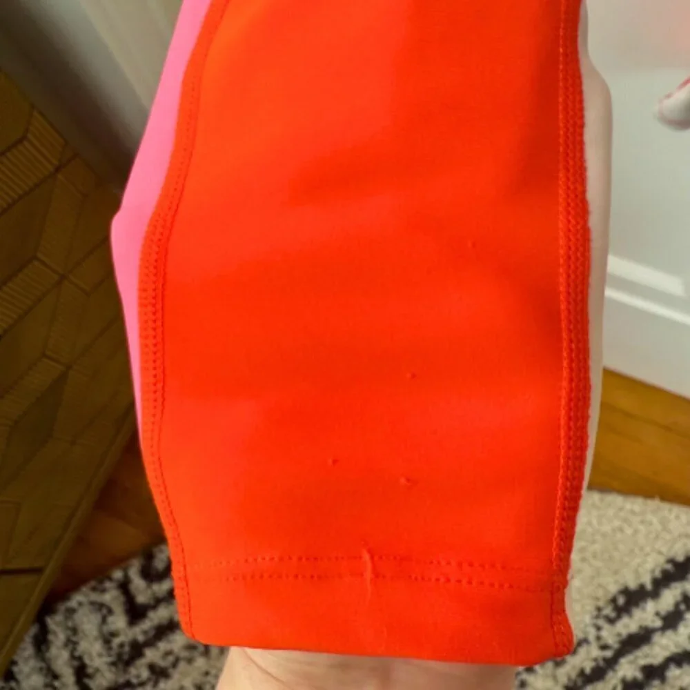 SAGE COLLECTIVE Orange Pink Colorblock Legging Size XS - Picture 14 of 16
